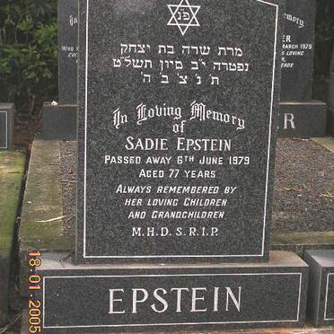 EPSTEIN Sadie -1979