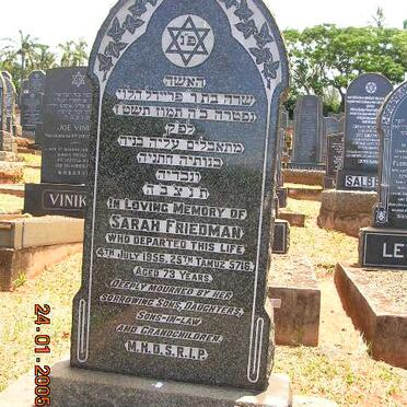 FRIEDMAN Sarah -1956