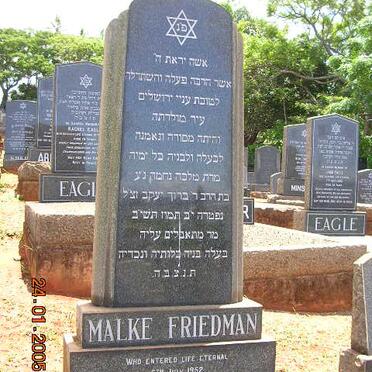 FRIEDMAN Malke -1952