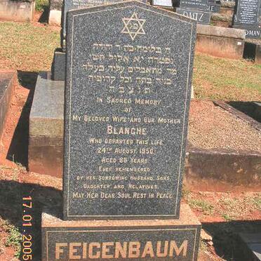 FEIGENBAUM Blanche -1950