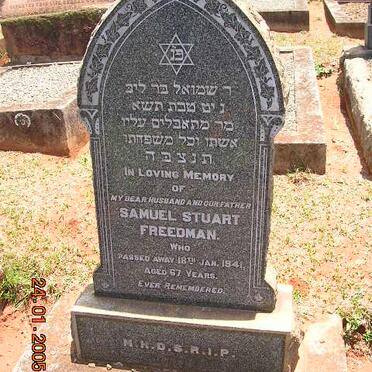 FREEDMAN Samuel Stuart -1941