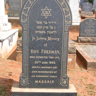 FRIEDMAN Dave -1943