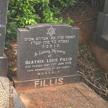 FILLIS Beatrix Louie -1976