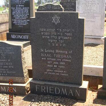 FRIEDMAN Isaac -1969