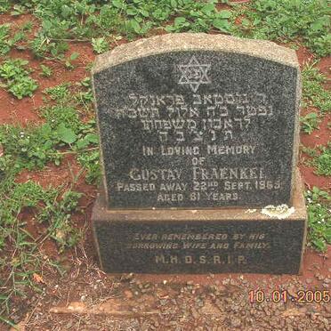 FRAENKEL Gustav -1965