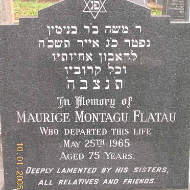 FLATAU Maurice Montagu -1965