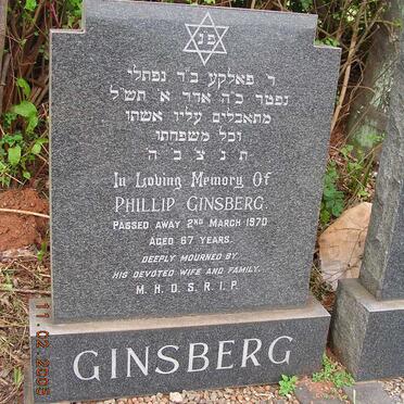 GINSBERG Phillip -1970