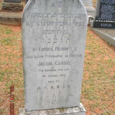 GARDIE Jacob -1910