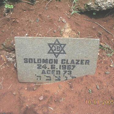 GLAZER Solomon -1967