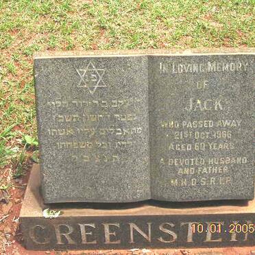 GREENSTEIN Jack -1966