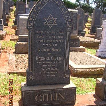GITLIN Rachel -1961