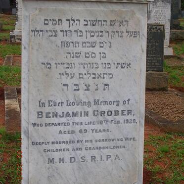 GROBER Benjamin -1928