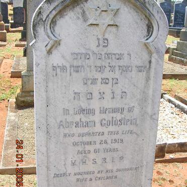 GOLDSTEIN Abraham -1919