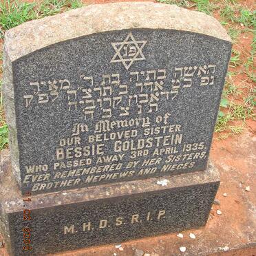 GOLDSTEIN Bessie -1935