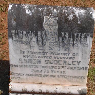 GUDERLEY Aaron -1946