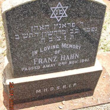 HAHN Franz -1941