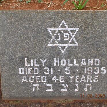 HOLLAND Lily -1935