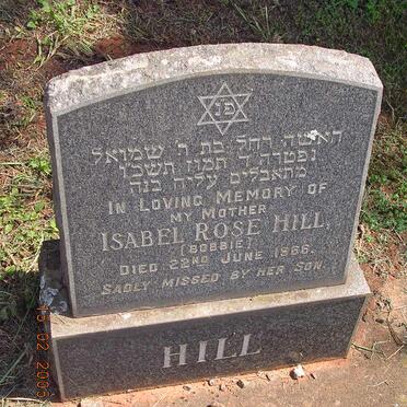 HILL Isabel Rose -1966