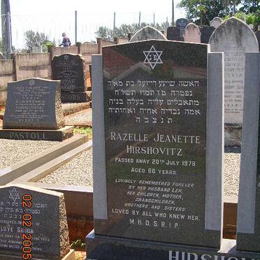 HIRSHOVITZ Razelle Jeanette -1978