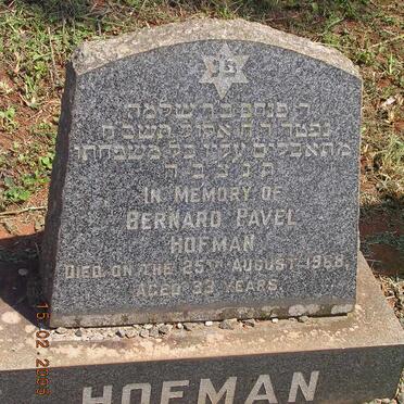 HOFMAN Bernard Pavel -1968