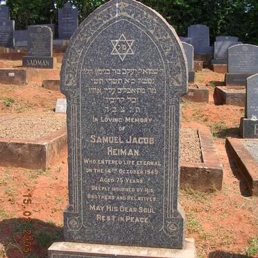 HEIMAN Samuel Jacob -1949