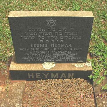 HEYMAN Leonid 1882-1969