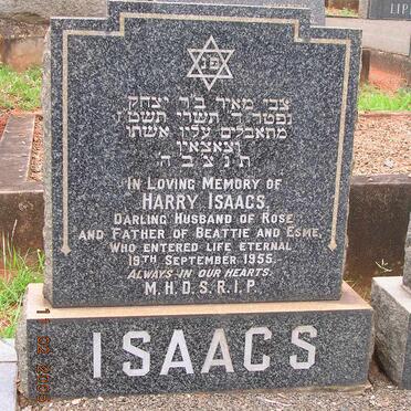 ISAACS Harry -1955