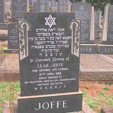 JOFFE Leah -1966