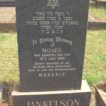 JANKELSON Moses -1969