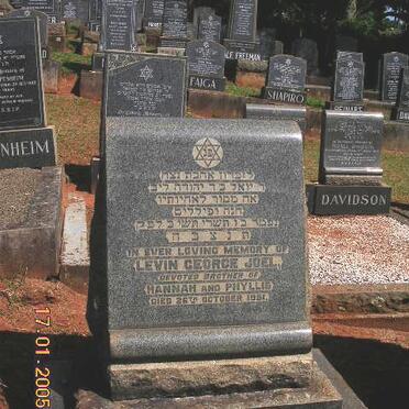 JOEL Levin George -1951