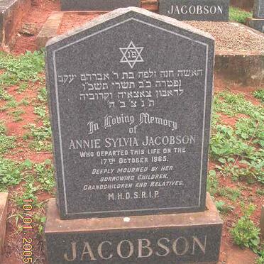 JACOBSON Annie Sylvia -1965