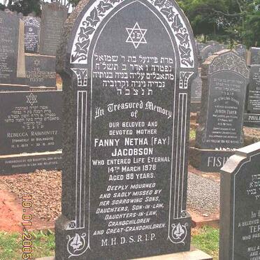 JACOBSON Fanny Netha -1978