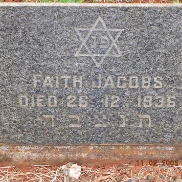 JACOBS Faith -1936