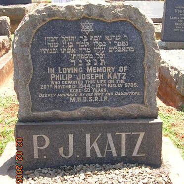 KATZ Philip Joseph -1944