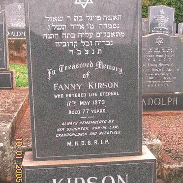 KIRSON Fanny -1973