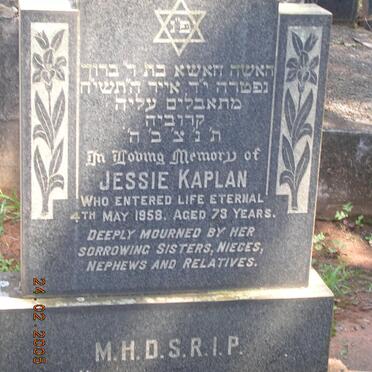 KAPLAN Jessie -1958