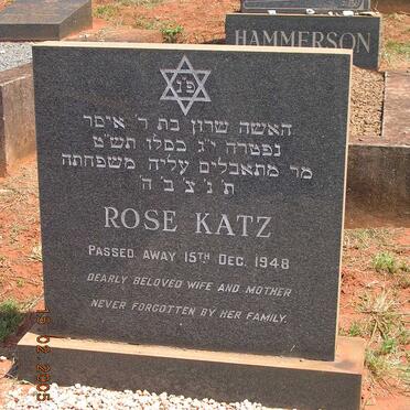 KATZ Rose -1948