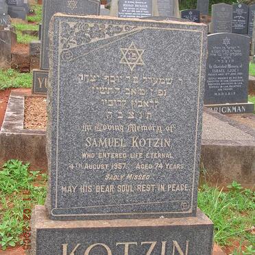 KOTZIN Samuel -1957