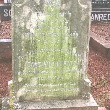 KATZ Isaac Victor -1945