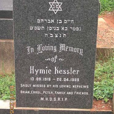 KESSLER Hymie 1918-1989