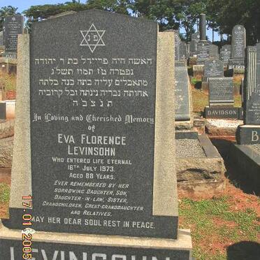 LEVINSOHN Eva Florence -1973