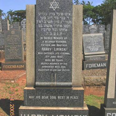 LIPINSKI Harry -1952