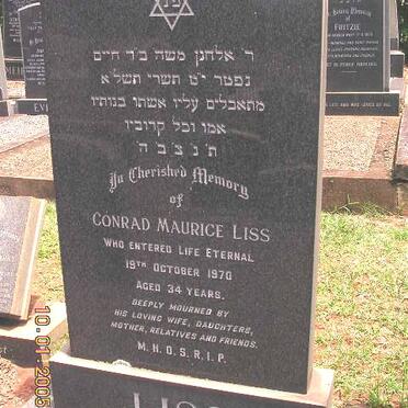 LISS Conrad Maurice -1970