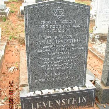 LEVENSTEIN Samuel -1982