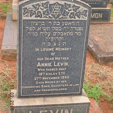 LEVIN Annie -1950