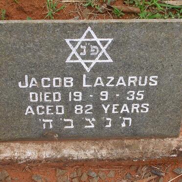 LAZARUS Jacob -1935
