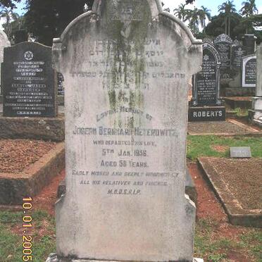 MEYEROWITZ Joseph Bernard -1936