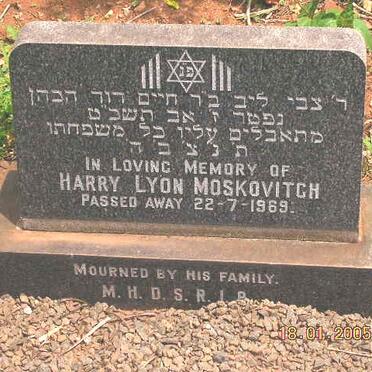 MOSKOVITCH Harry Lyon -1969