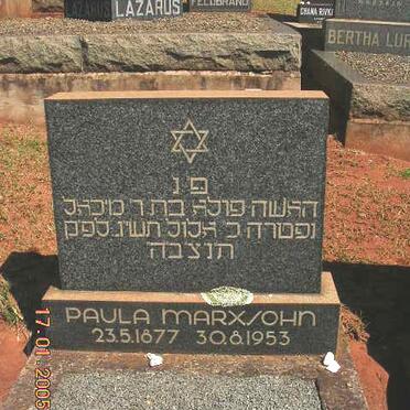 MARXSOHN Paula 1877-1953