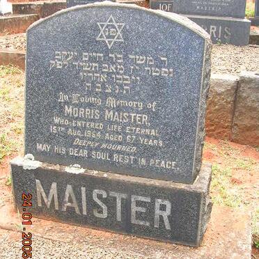 MAISTER Morris -1954